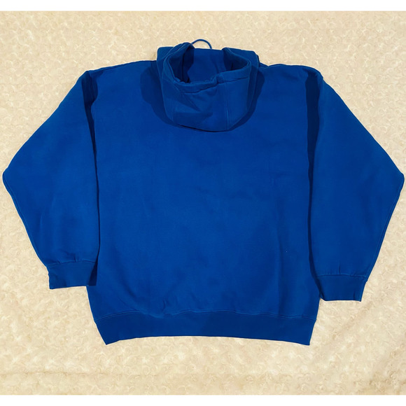 The Rock Athletic Royal Blue Basketball Thick Fleece Hoodie Sweatshirt Sz Medium - Picture 6 of 6